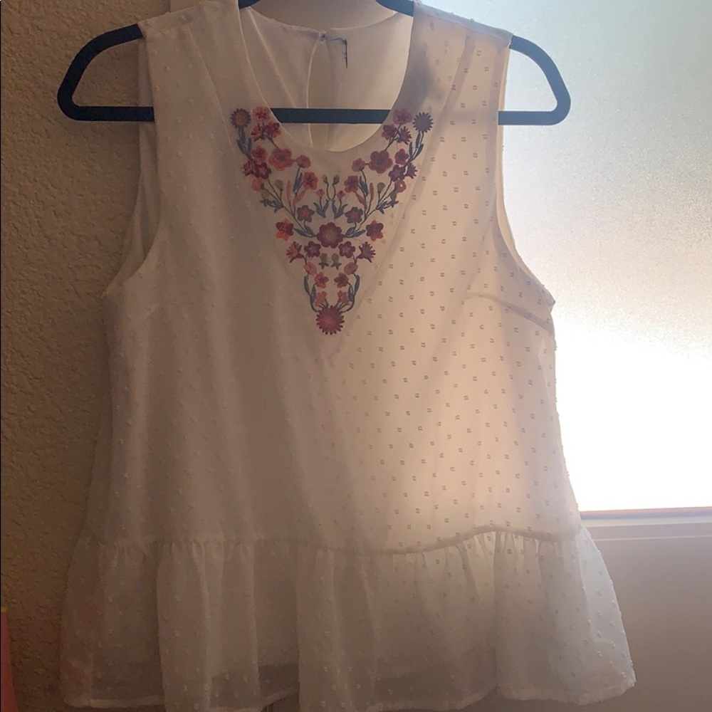 Francesca’s Embroidered Blouse
